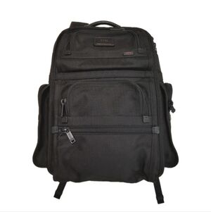 Tumi Alpha T-pass Black Backpack.